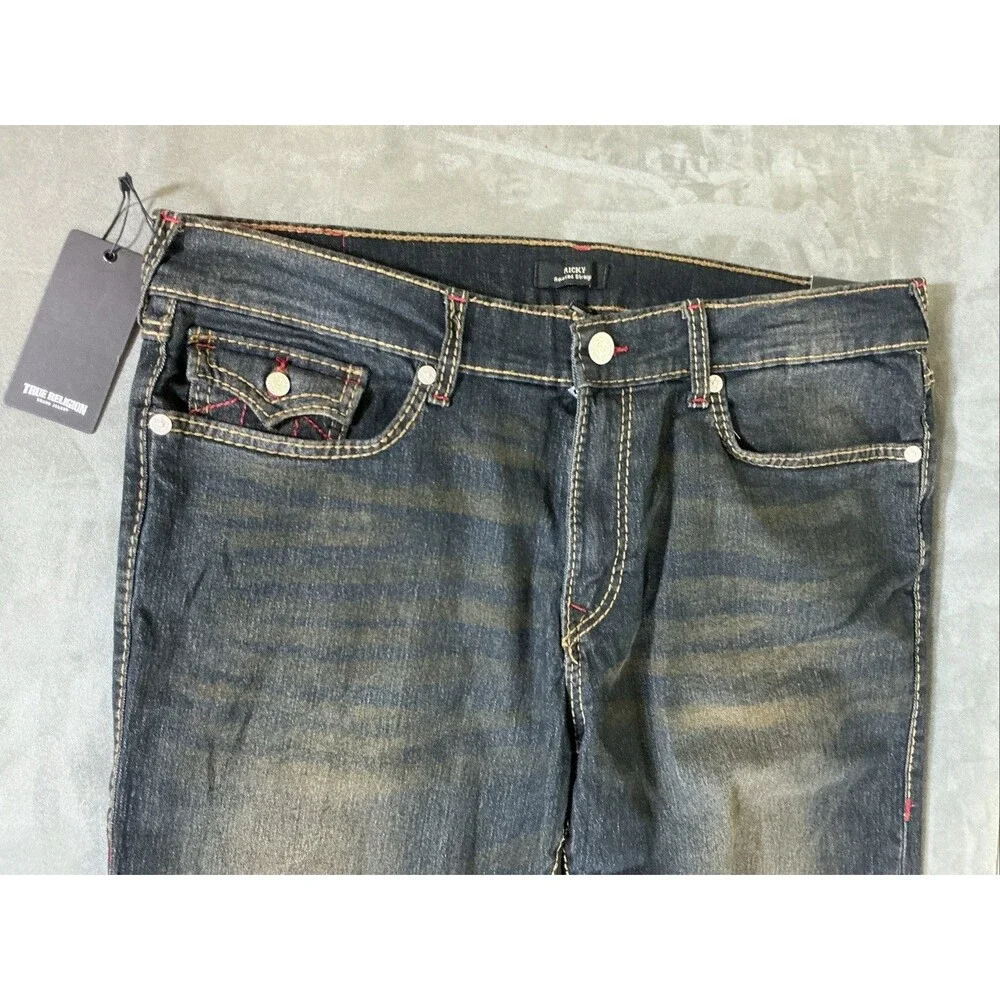 True Religion Ricky Big Flap Straight 38 Men’s Jeans World Tour Section Row Seat